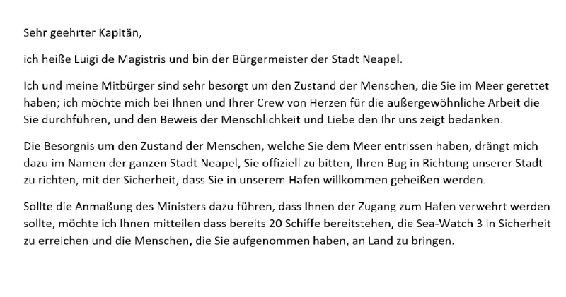Bürgermeister von Neapel