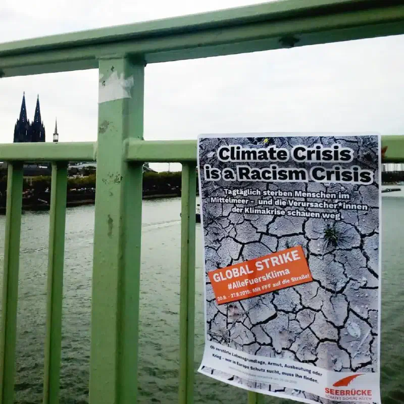 Seebrücke streikt mit beim Global Strike